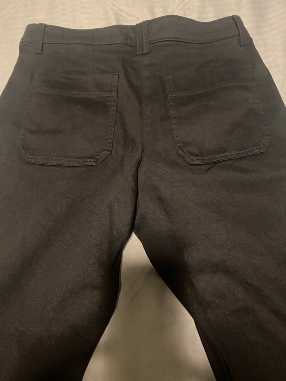 Banana Republic NWOT Black Barrel Leg Pants Size 8 Petite
